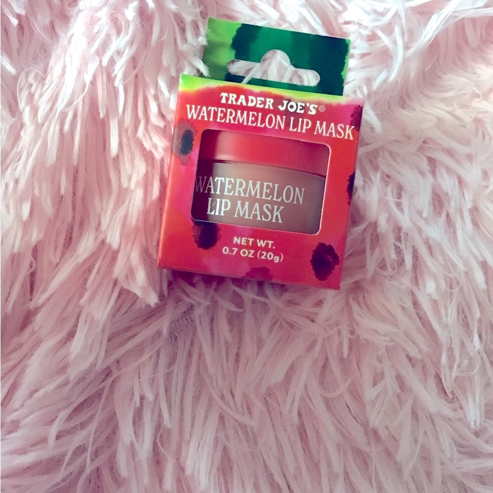 New Limited Edition Trader Joe's Watermelon Lip Mask - Red In Box